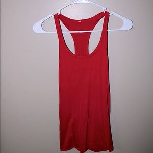 Lulu Lemon Swiftly Tank Top Red